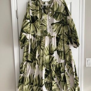 H&M palm dress in medium.